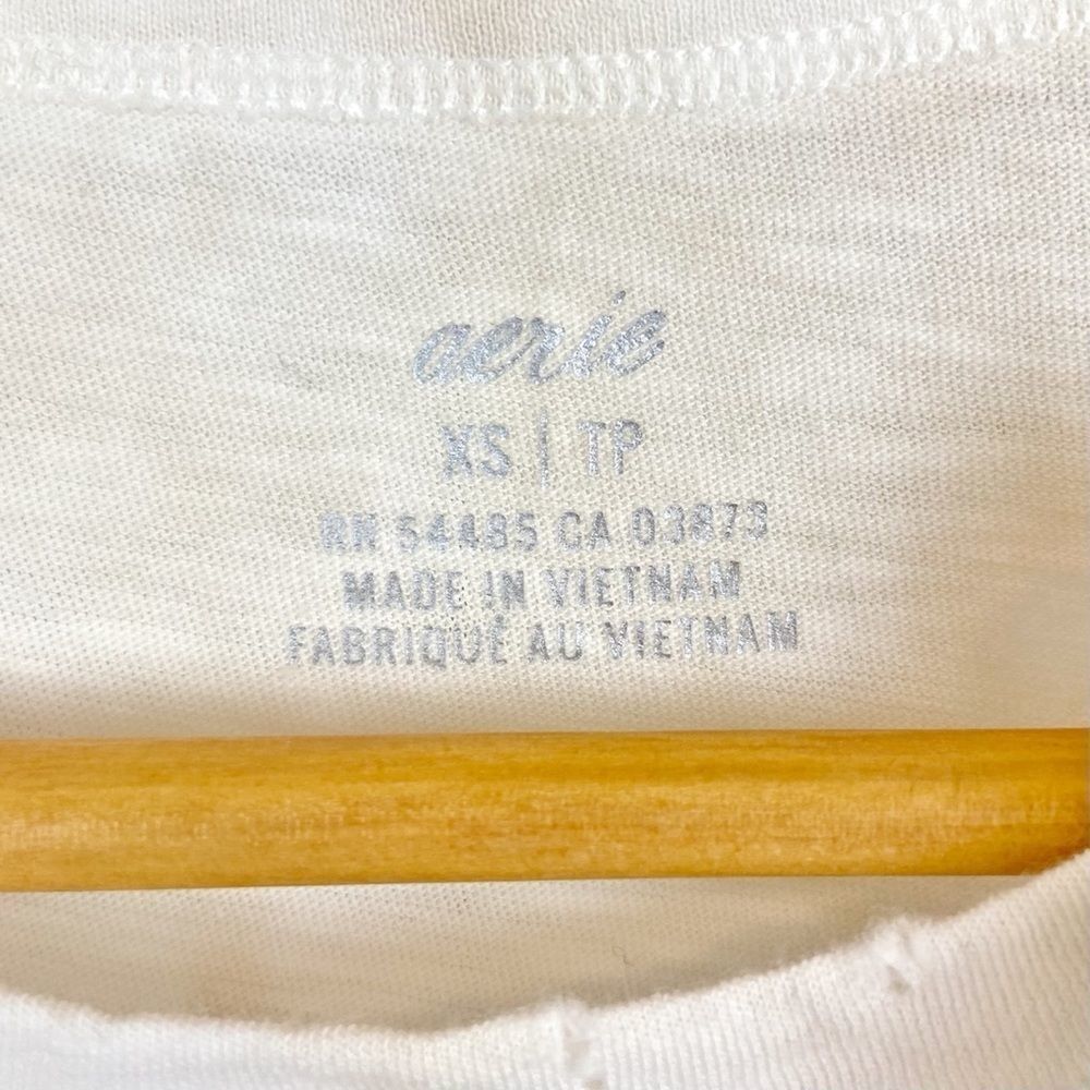 Aerie Neutral Tie Dye Keyhole Tee | Size XS | NEW - Picture 8 of 8